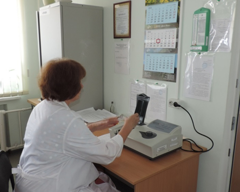 Анализ воздуха в лаборатории Дон-Инк в Ростове-на-Дону